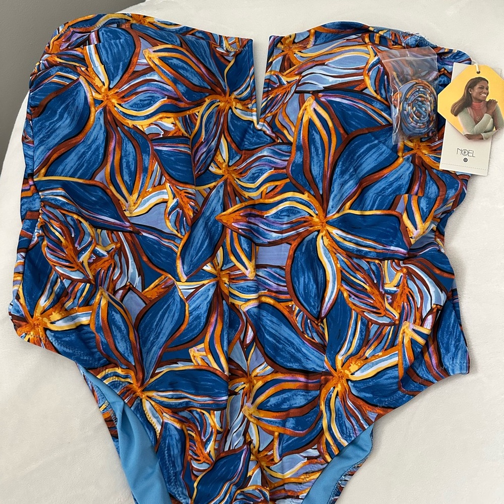 Colorful Floral Women’s One Piece Swimsuit